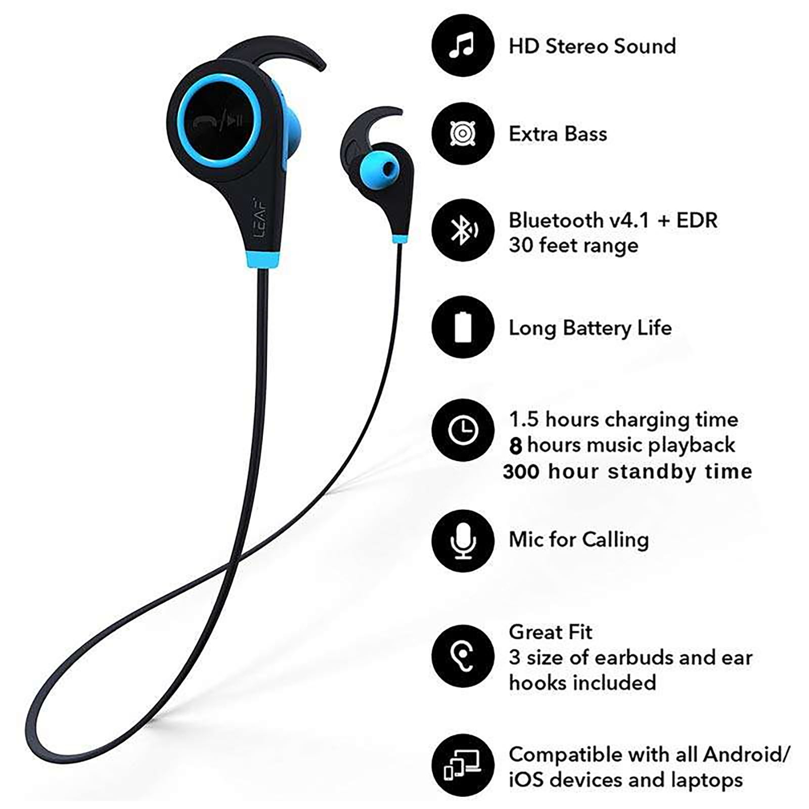 Leaf ear wireless earphones hotsell